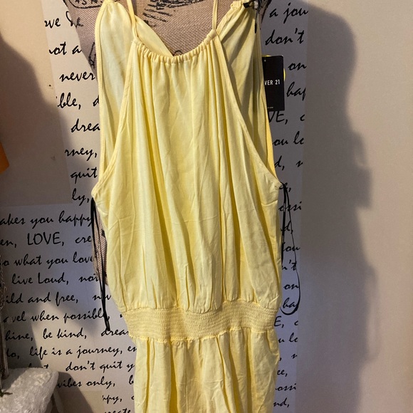 Forever 21 Yellow Sleeveless Jumpsuit - Picture 5 of 6